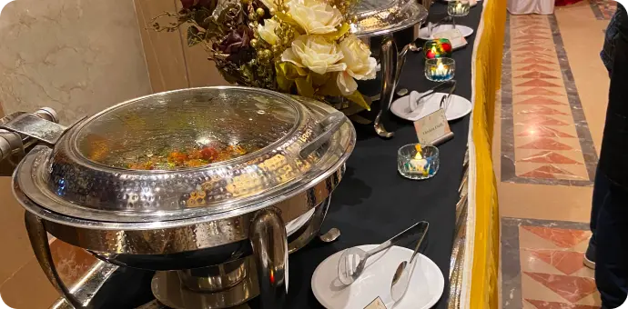 Lavish Buffet Setup