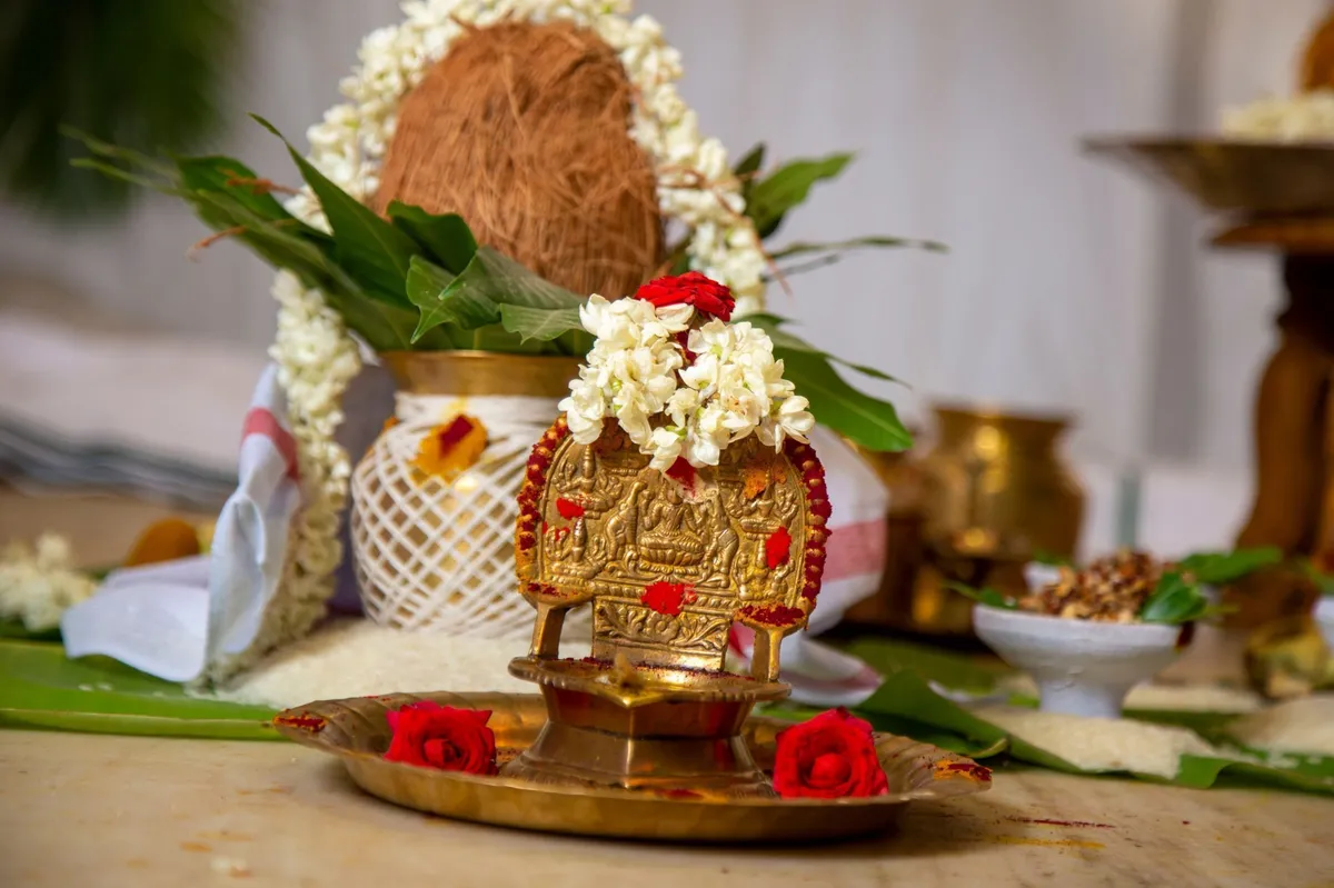 Pooja thali